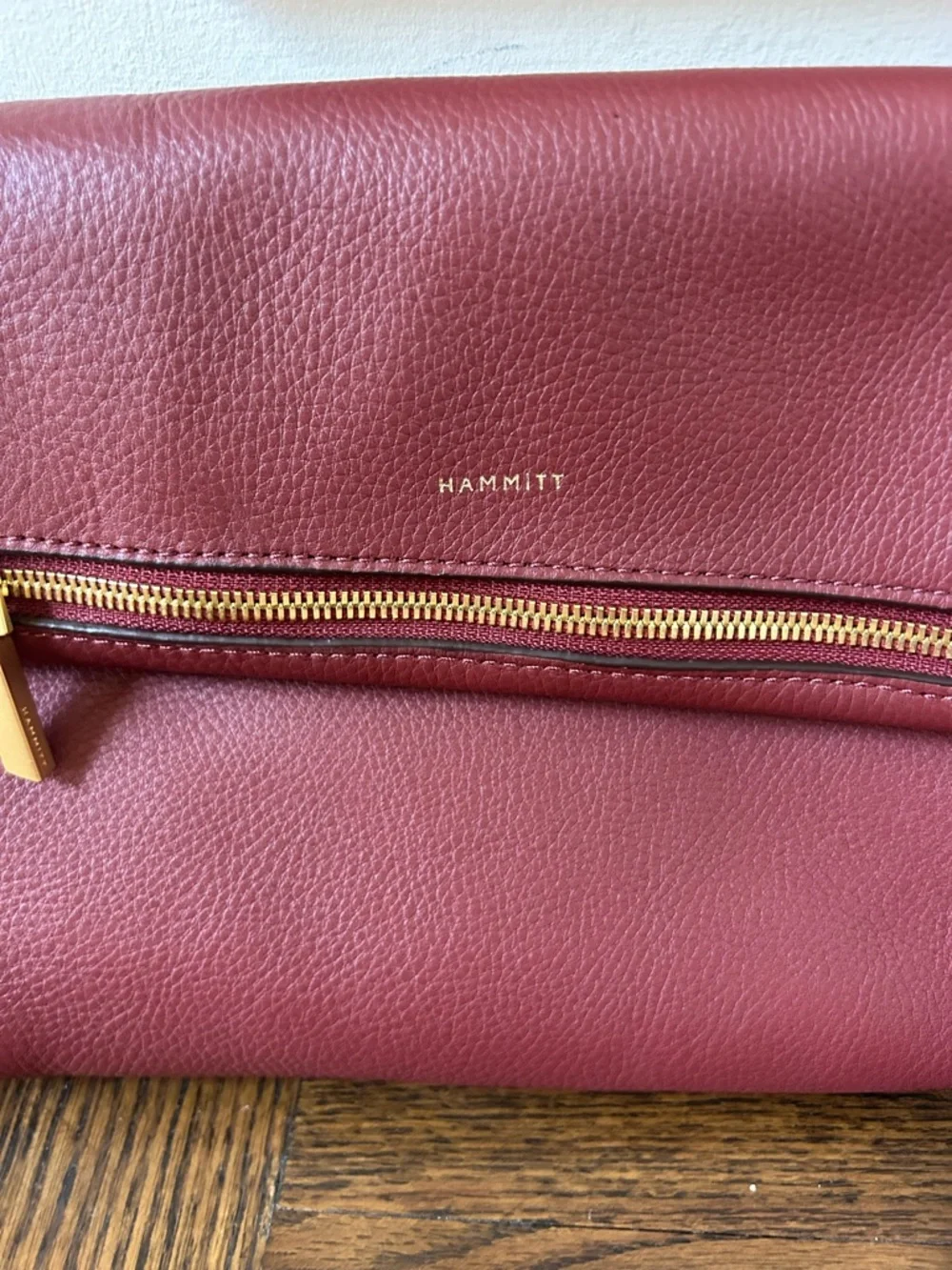 Hammitt VIP Medium Pomodoro Red Leather Crossbody nwot - Picture 2 of 10